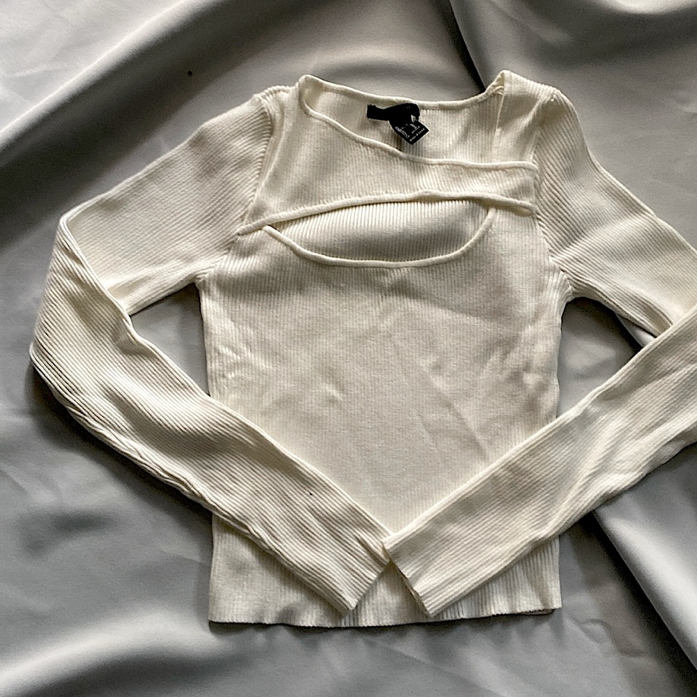 White Sweater Top